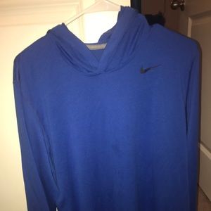 Nike dry fit with hoodie